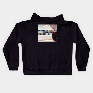 Glass of red wine Kids Hoodie